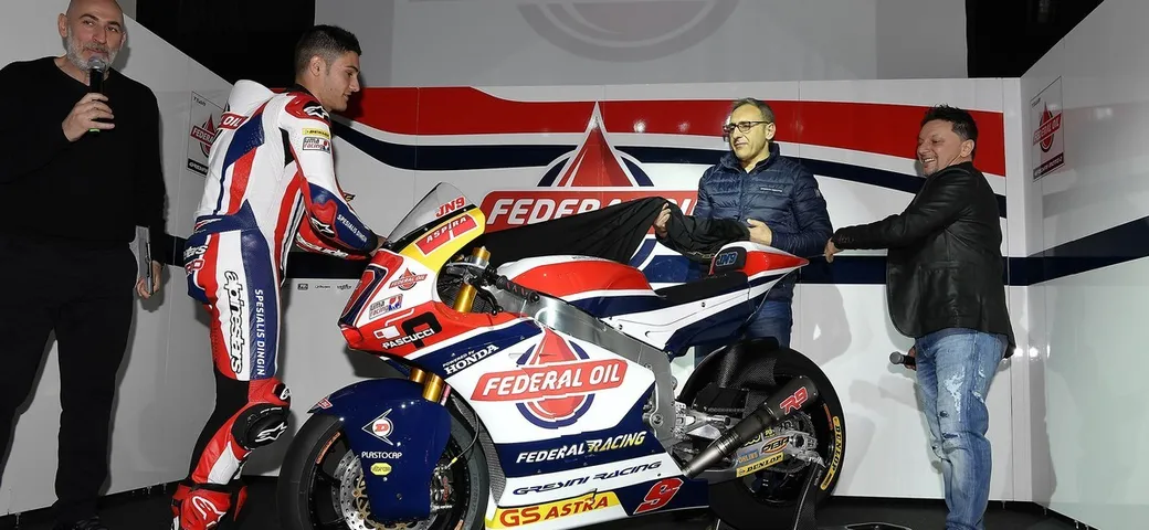 Moto2: presentato il team Federal Oil Gresini