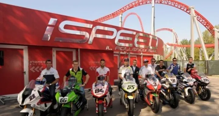 WSBK: I piloti della Superbike a Mirabilandia