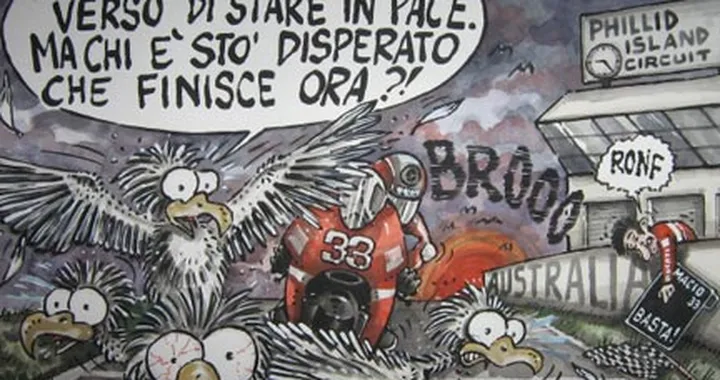 Marco Melandri, ultimo degli ultimi a Phillip Island