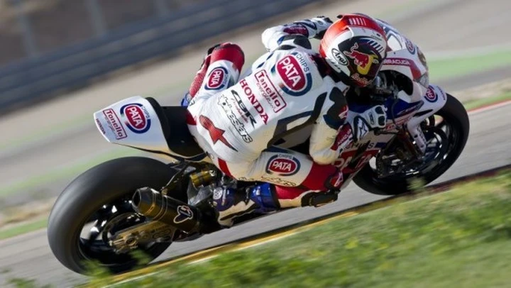 SBK: il team Pata Honda termina i test privati ad Aragon, superlavoro per Rea e Haslam