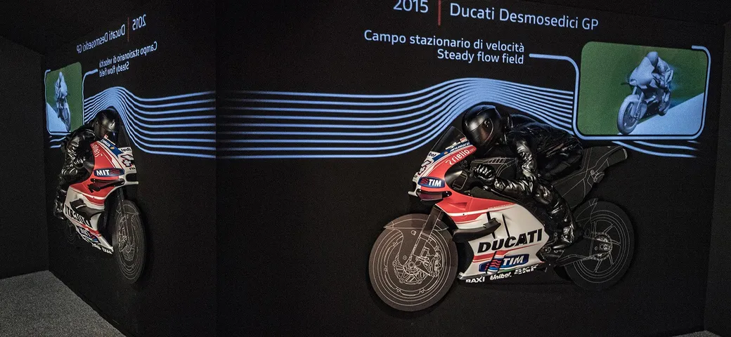 Anatomia della Velocità, l'aerodinamica raccontata nel Museo Ducati