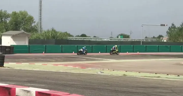Valentino Rossi Nicolo Bulega Training VR46 Academy