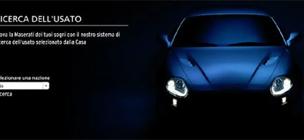Maserati Pre-Owned, un sito per l'usato 