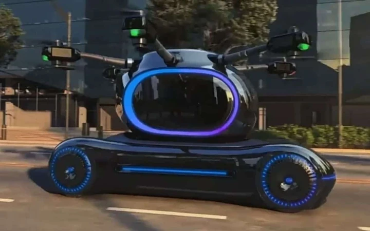 Gove, il pod volante che si trasforma in un'auto: ecco come funziona