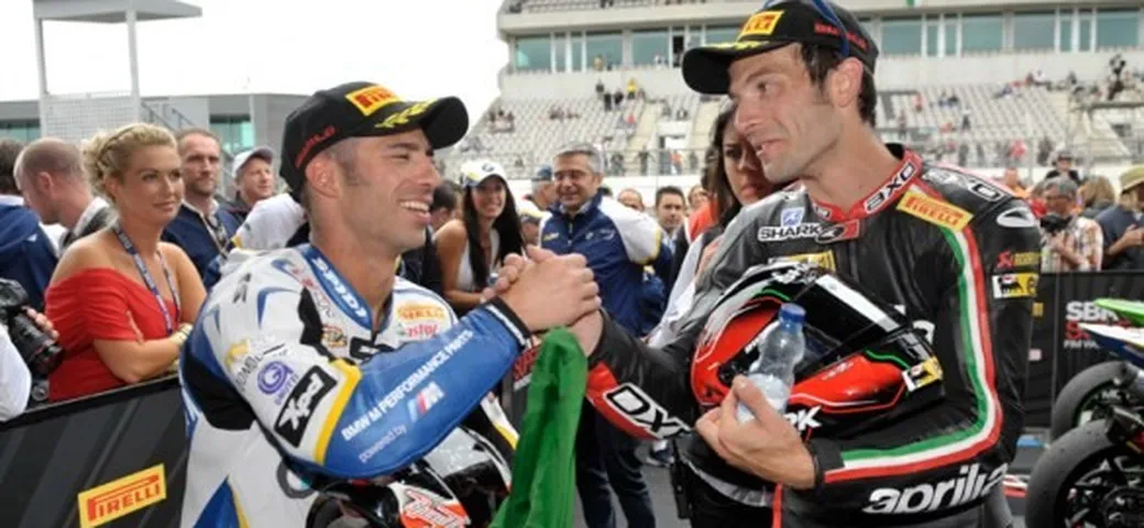 SBK Portimao: trionfo Aprilia in gara 2, Melandri gioia a metà