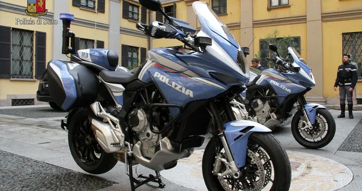 MV Agusta Turismo Veloce 800 nella Polizia