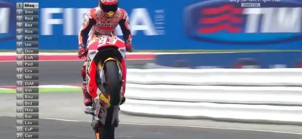 MotoGP Misano 2015 | Ordine d'arrivo | Vince Marquez, Rossi 5°