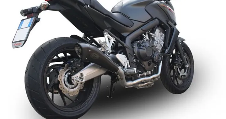 Exan: X-BLACK Ovale per Honda CB650F