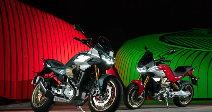 Moto Guzzi V100 Mandello: design italiano, cuore racing, anima high-tech