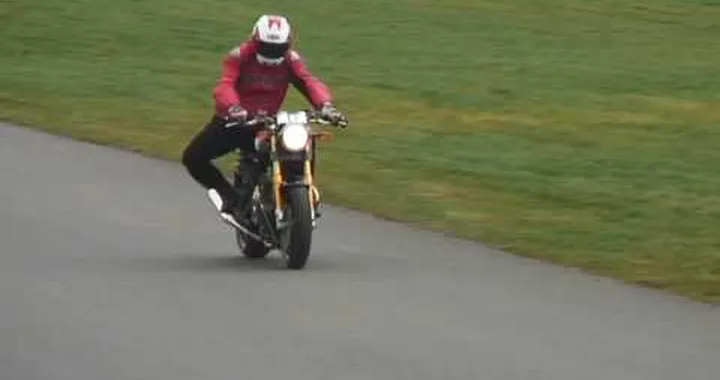 World first ride of the new Norton Commando 961