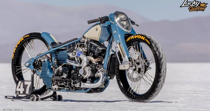 Cheetah #47 1450: l'Harley turbo di Lucky's Custom