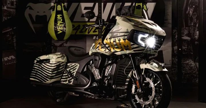 Indian-Venum: design marziale e scarico elettronico