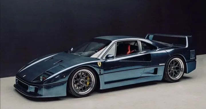 Ferrari F40, questo esemplare è unico al mondo: vernice speciale