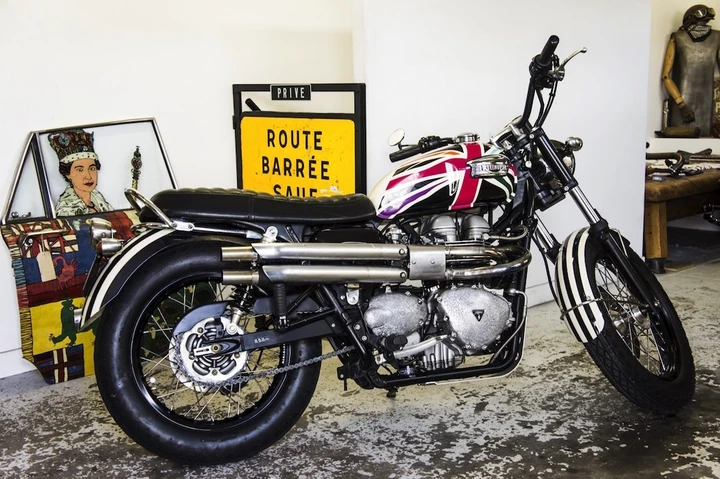 Triumph Bonneville Paul Smith Scrambler by Addict Motorcycle