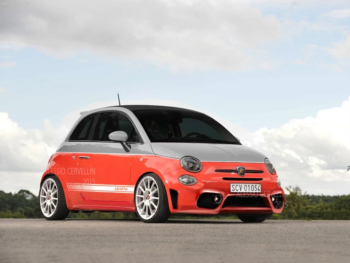 Abarth 500 MY 2016: il render di un nostro lettore