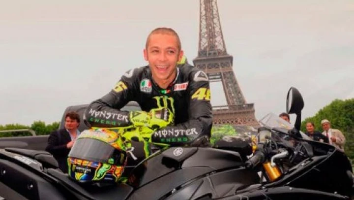 Rossi a Parigi per un evento Monster Energy
