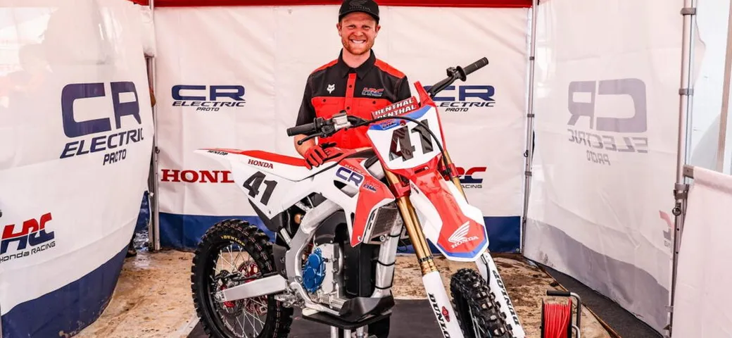 Honda CR Electric Proto eccelle nella sua prima gara di motocross ufficiale