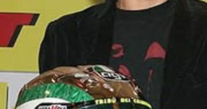 Il casco d'oro di Valentino