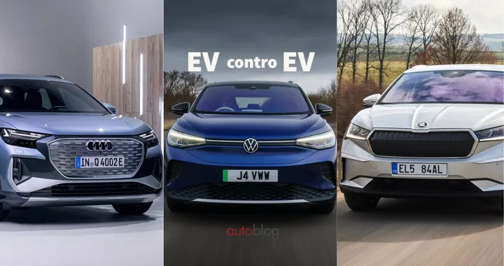 EV contro EV: VW ID.4 vs Skoda Enyaq iV vs Audi Q4 e-tron