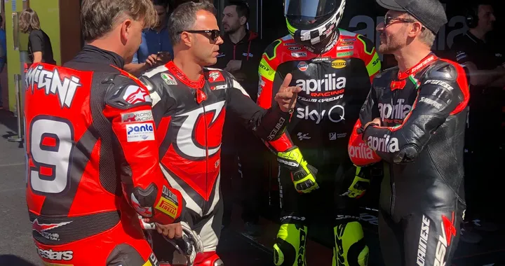 Aprilia All Stars 2019 - Capirossi e Biaggi