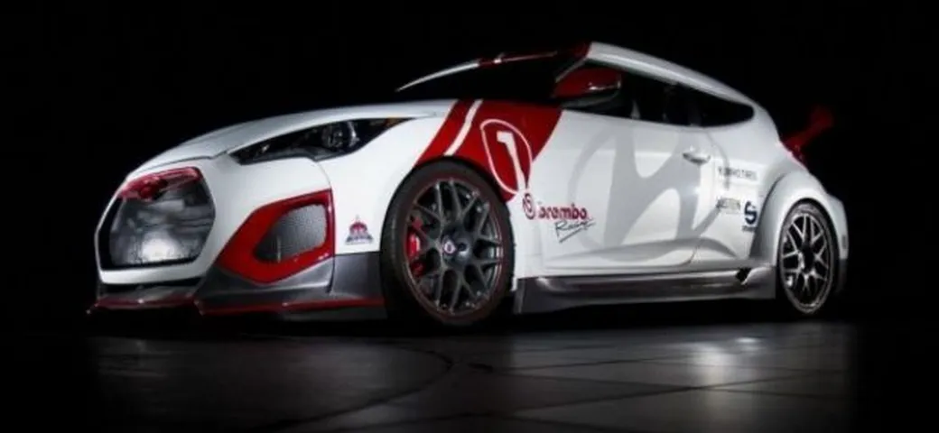 Hyundai Velocity Veloster Concept al Sema in video