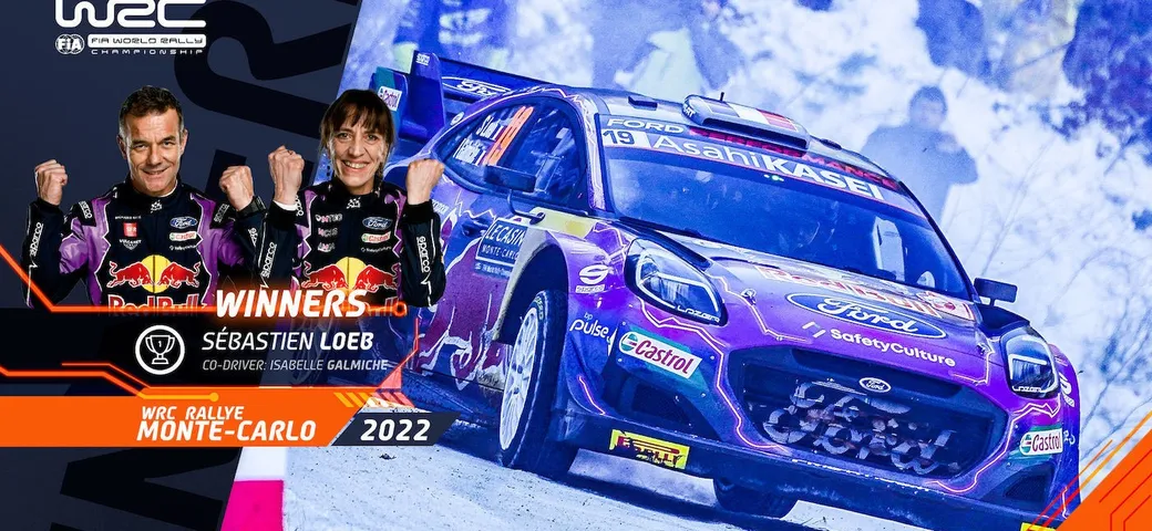 WRC: a 47 anni un leggendario Loeb vince il rally di Monte Carlo