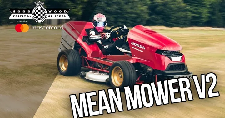 Honda’s Mean Mower V2 mows the Duke’s lawn for Goodwood Festival of Speed