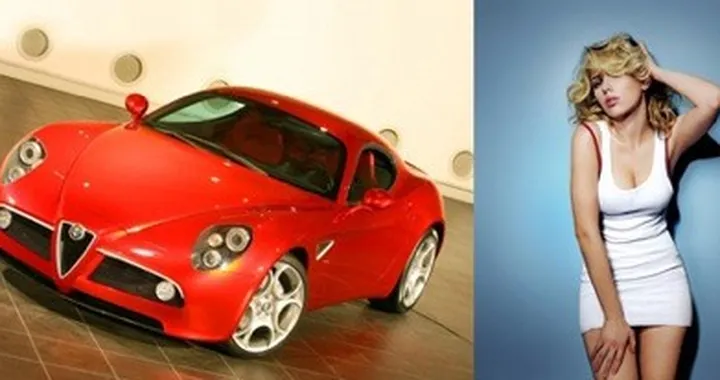 L'auto ed il passeggero dei sogni? Alfa 8C Competizione e Scarlett Johansson!