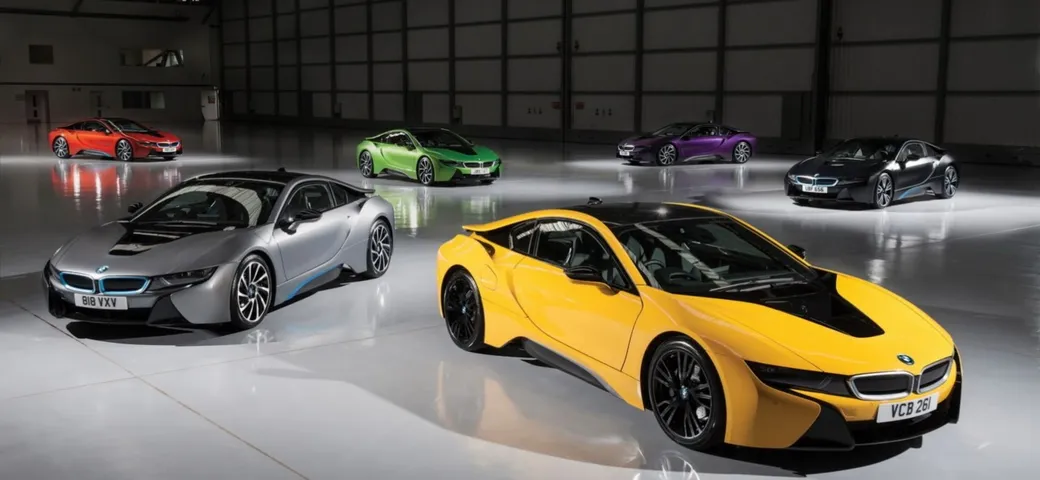 I nuovi colori della BMW i8