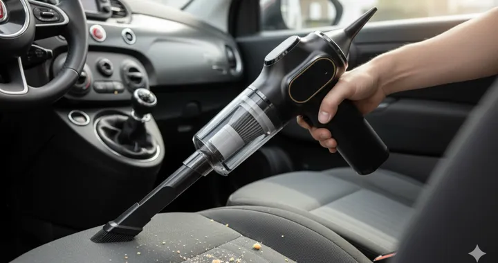 Pulire l'auto è facile ed economico con questo aspiratore portatile in offerta