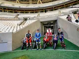 MotoGP: Quartararo, Bagnaia e Mir in visita allo stadio che ospiterà la finale del mondiale 2022