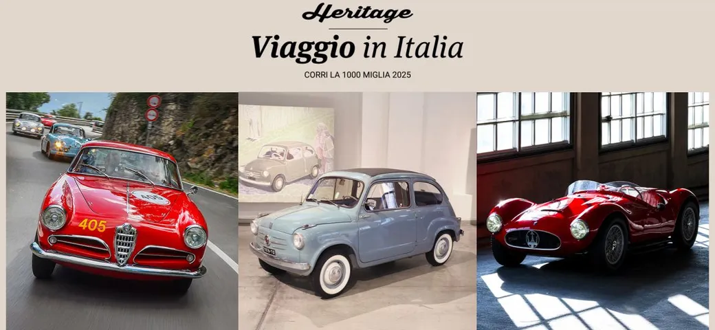 Alla Mille Miglia 2025 con i gioielli di Stellantis Heritage