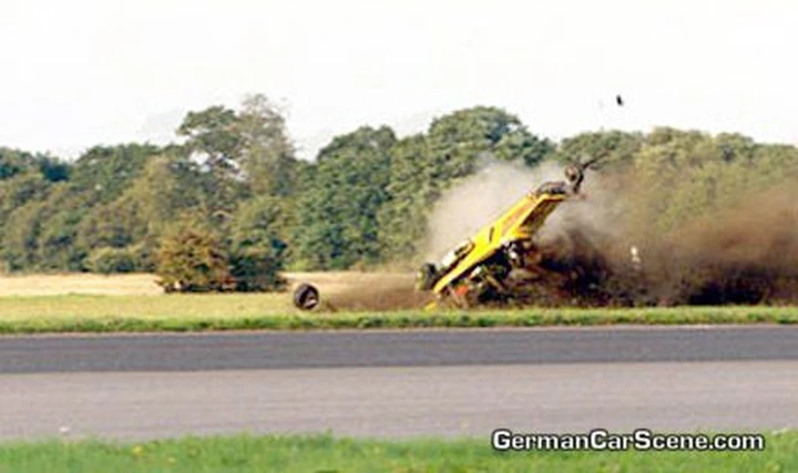 Le foto dell'incidente di Richard Hammond