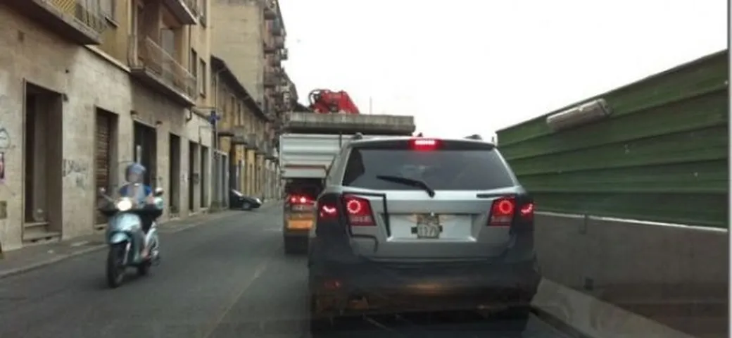 Foto spia Fiat Freemont a Torino