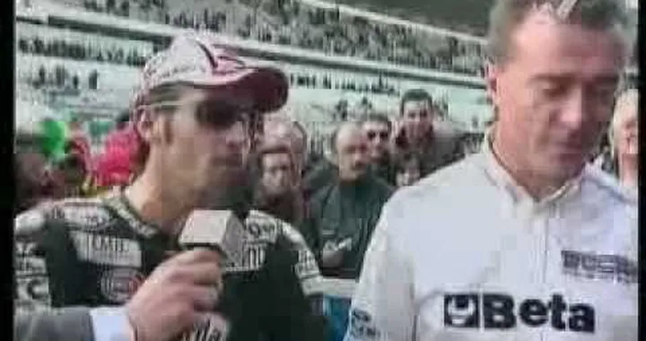 SBK 2008 - Portimao - intervista a Biaggi