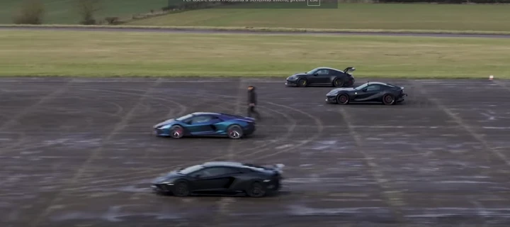 Porsche, Ferrari e Lamborghini si sfidano sul quarto di miglio: chi vincerà [VIDEO]