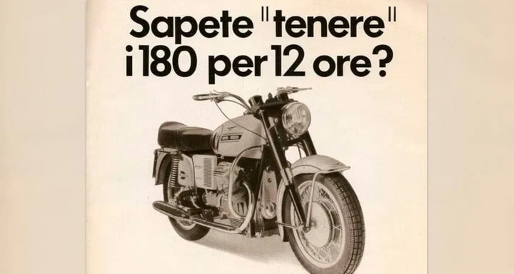 Moto Guzzi V7 Special, pubblicità anni '70: 