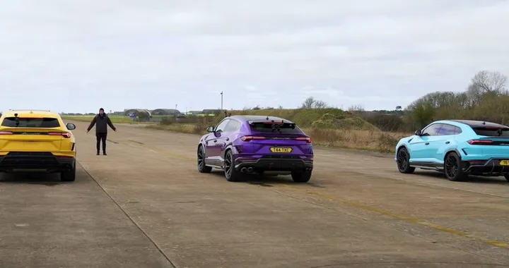 Drag Race Lamborghini Urus: SE contro Performante contro  S