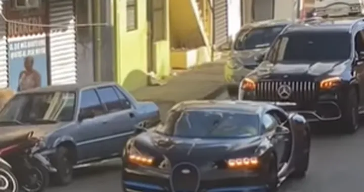 Nella favela con la Bugatti Chiron Sport (e la scorta) | Video