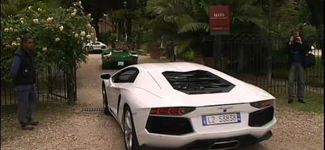 Lamborghini Aventador LP700-4 Parade in Rome - Casina Valadier (part 5)