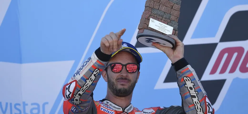 Dovisioso 2° ad Aragon: 