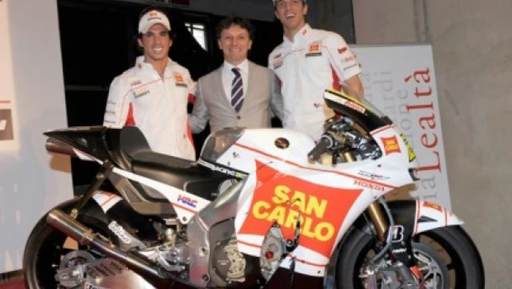 MotoGP: Presentato il Team San Carlo Honda Gresini