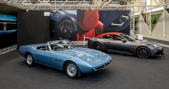Maserati ad Auto e Moto d’Epoca 2024 con auto speciali