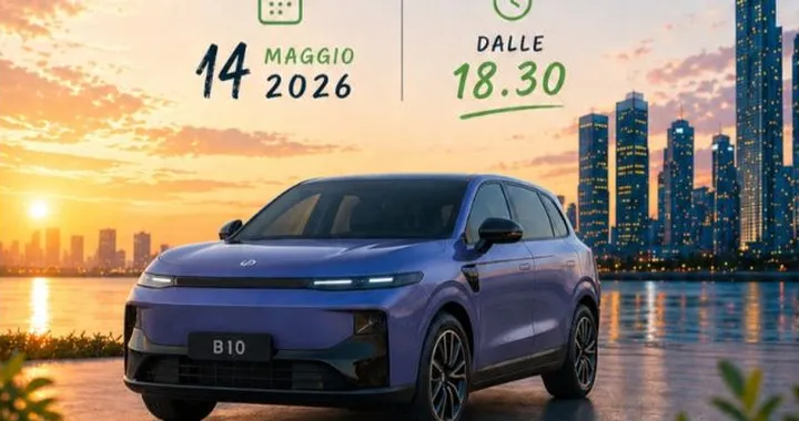 Leapmotor B10 REEV, bella di notte: il 14 maggio presentazione in notturna