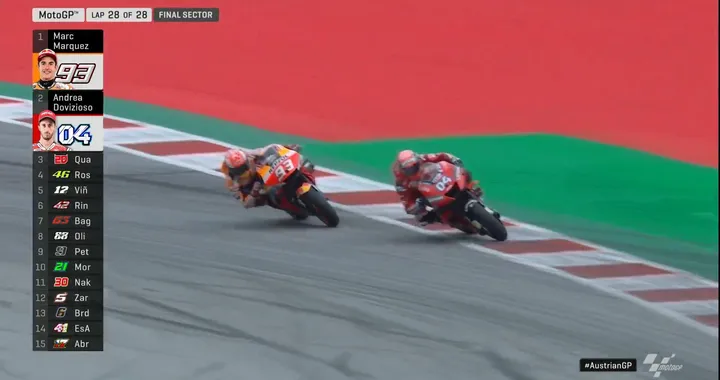 MotoGP Austria 2019: il sorpasso di Dovizioso a Marquez all'ultima curva (VIDEO)