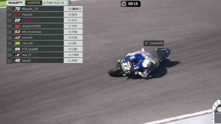 Viñales sulla gara virtuale: 