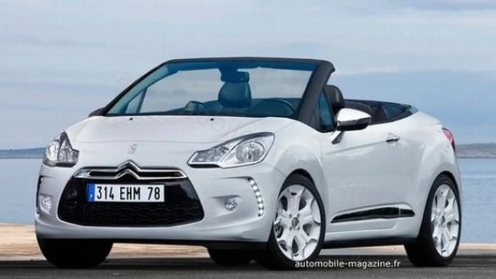 Citroen DS3: prima ricostruzione grafica della cabriolet
