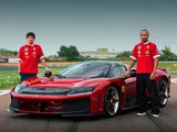 Hamilton e Leclerc, spettacolo a bordo della Ferrari F80 a Fiorano