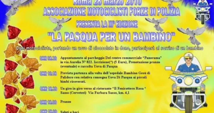 IIIa Edizione  "La Pasqua per un Bambino"