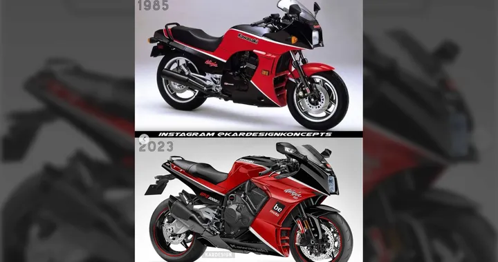 Kardesign reinterpreta la Kawasaki GPZ 900 di Maverick (Top Gun)